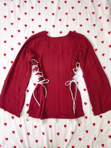 Side Corset short Kurti 🍒