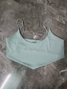 Baby Blue Crop Top