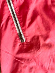 pink windbreaker jacket