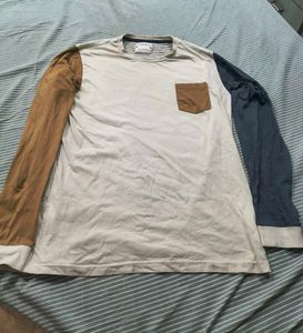 Men's Long Sleeve Colorblock T-Shirt