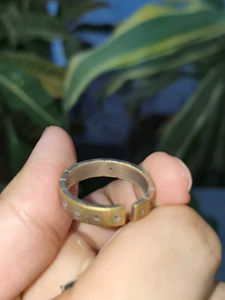 Unique Geometric Pattern Ring