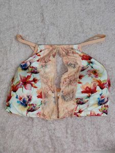 Floral Lace Sports Bra