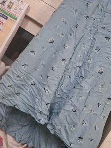 💥Blue Floral Dress with Vest