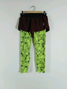 Multicolor Skinny Fit Active Wear Pant (Women)