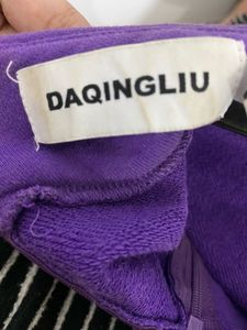 Vibrant Purple Cropped Sweatshirt