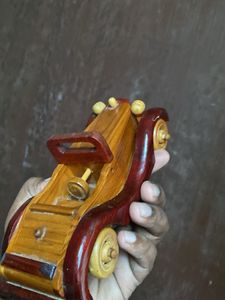 Vintage Wooden Car Showpiece