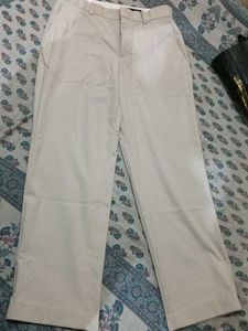 Men's Beige Casual Pants