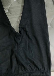 Black Joggers with "TRAIN TO WIN" Print