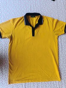 Men's Yellow Polo T-Shirt