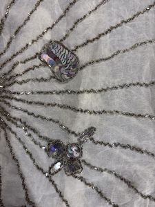 heavy embellished chatpata sheer top
