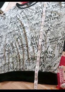 Max fashion Grey Graphic Print T-Shirt Top