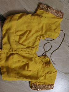 Yellow Blouse With Dori