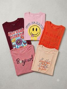 Bundle of 5 Graphic T-Shirts