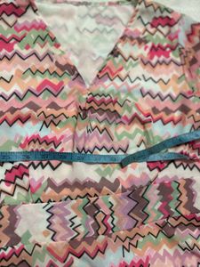 Patterned Mini Dress