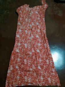 Bohemian Floral Print Maxi Dress