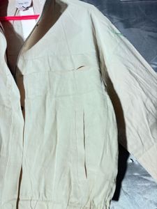 NINE WEST Cream Bomber Jacket