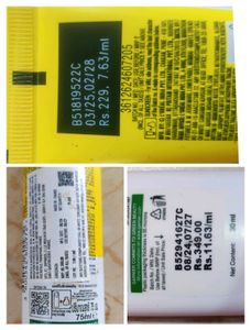 Garnier Sunscreen SPF 50 Lot