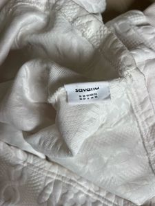 White Cropped Hoodie