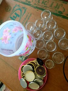 Vintage Decorative Coin Jar all with box