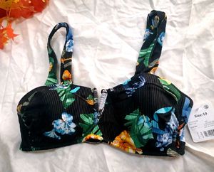 Floral Bikini Top new