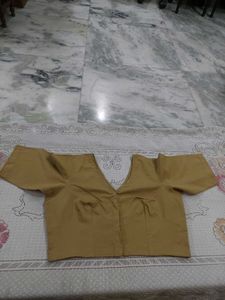 Solid Light Brown Blouse