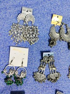 Combo of 10 Ethnic earrings