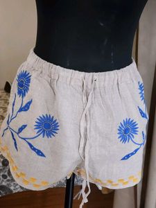 Boho Floral Print Shirt &amp; Shorts Set
