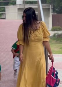 Mustard Midi Dress