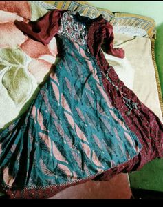 Beautiful Printed Ethnic Gown