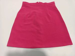 Hot Pink Cargo Mini Skirt Made in Romania