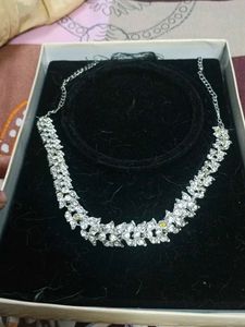 Sparkling Bridal Jewellery Set silver and golden