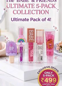Set of 5 Babe & Friends Lip Glosses