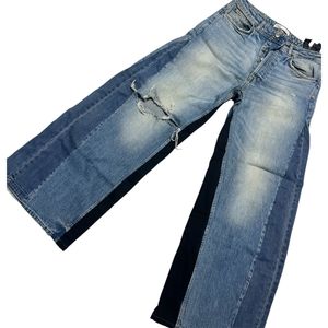 Zara Reworked Y2k Baggy Jeans
