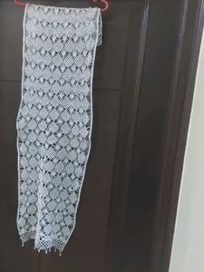 Vintage Handmade Crochet Cottonwork Mirror Panel/