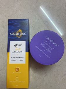 sunscreen 🧴 with mosturiser