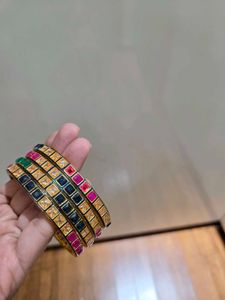 🎉Today only🎉Colorful Stone Bangles Set