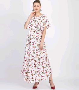 Floral Print Maxi Dress