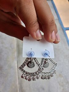Boho Tribal Jhumka Earrings