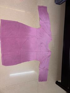 Ombre Embroidered Short Kurti