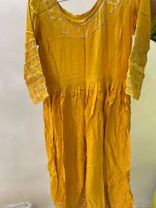 Yellow Frock & Palazzo