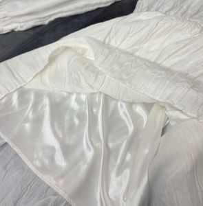 White Long Sleeve Mini Dress