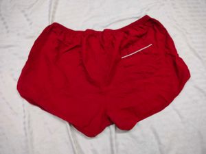 Red Graphic Shorts