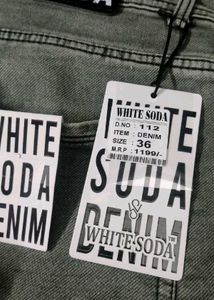 imported denim Jeans and White shirt