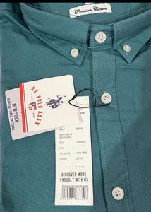 U.S. Polo Assn. Men's Brown Button-Up Shirt