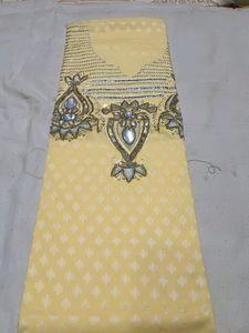 Fancy Cotton Suit With Duptta
