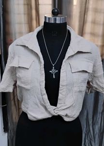 Stylish Twisted Crop Top