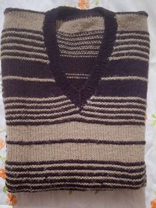 Hal Sleeves Hand Woven Pure Wool Sweater