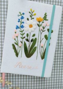 Hand Embroidered Book Cover