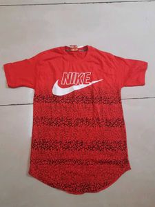 Nike Red Graphic Print T-Shirt new