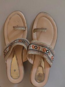 Embellished Sandal Heel